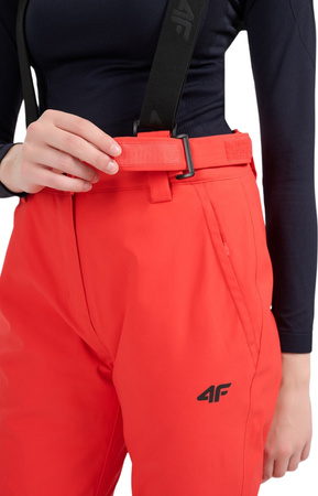 Spodnie narciarskie damskie 4F FNK F0944 czerwone 4FWAW25TFTRF0944 62S