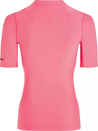 Damska koszulka uv O'neill ESSENTIALS BIDART SKIN S/SLV perfectly pink rozmiar M