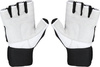 Rękawiczki kulturystyczne na siłownię HMS rst04 biało-czarne rozmiar XXL
