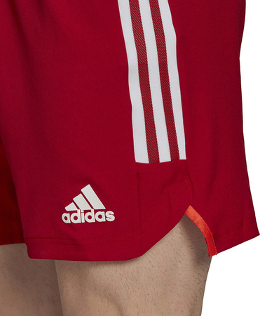 Spodenki treningowe krótkie męskie adidas Condivo 22 Match Day Shorts czerwone HA0600