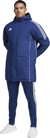 Kurtka męska adidas Tiro 24 Stadium Parka niebieska IR9495