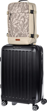 Plecak sportowy szkolny miejski kabinowy Meteor Hermod 20 l Rami beżowy 16880