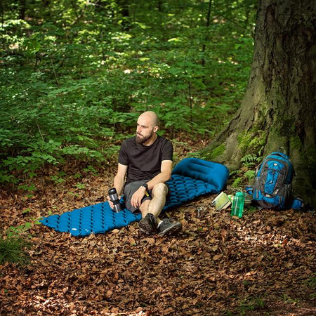 Mata turystyczna z pompką Nils camp nc4006 turkusowa 190x58x5 cm