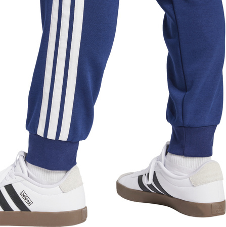 Spodnie męskie adidas Essentials 3-Stripes Fleece niebieskie JD1859
