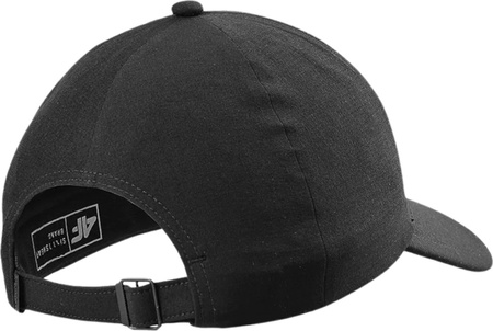 Czapka z daszkiem 4F U268 czarna 4FWSS24ACABU268 20S
