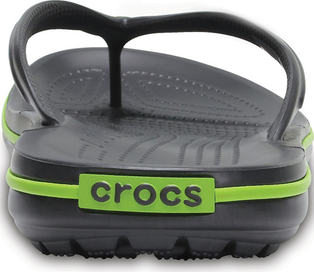 Klapki Crocs Crocband Flip grafitowo-zielone 11033 0A1