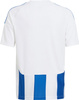 Koszulka dla dzieci adidas Striped 24 biało-niebieska IW2134