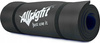 Mata do ćwiczeń fitness NBR Allright 140 x 60 x 1cm czarna