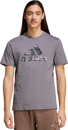 Koszulka męska adidas Camo Bos Graphic Tee szara IY0741