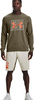Bluza męska Under Armour UA Rival Terry Logo Crew zielona 1370391 361