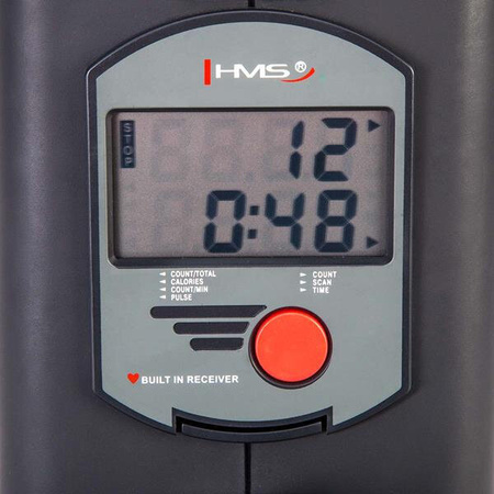 Wioślarz magnetyczny treningowy domowy HMS wymiary 187 x 58 x 47 cm