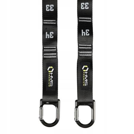 Drewniane kółka gimnastyczne z miarką karabińczyk HMS PREMIUM TX08