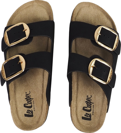 Klapki damskie Lee Cooper czarne LCW-25-35-3486LA