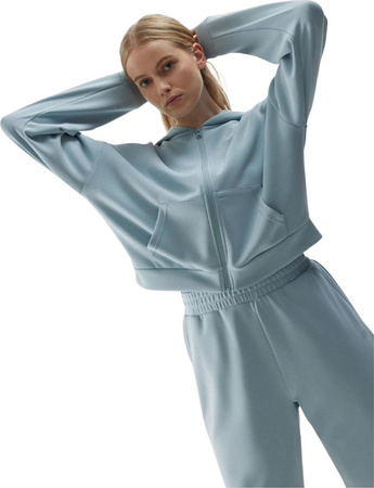 Bluza damska 4F F1002 niebieska 4FWSS24TSWSF1002 34S