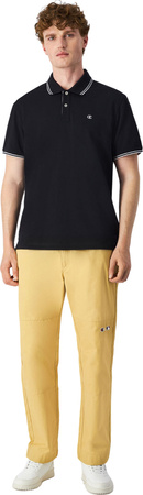 Koszulka męska Champion polo czarna 220897 KK001