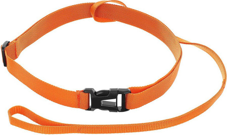 Bojka asekuracyjna ratunkowa dmuchana 2w1 kieszeń Enero wymiary 72x36 cm