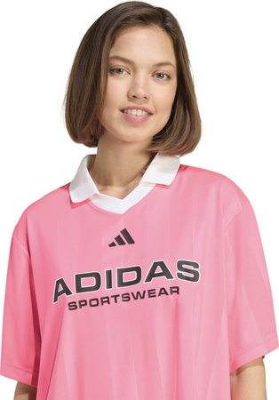 Koszulka damska adidas Tiro Q4 różowa JN2747
