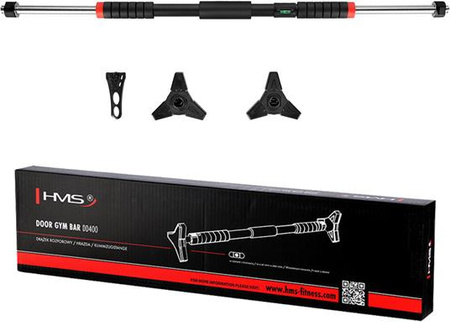 Drążek rozporowy z poziomicą do ćwiczeń podciągania HMS dd400 70-100 cm