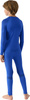 Bielizna termoaktwna termiczna bezszwowa dla chłopca bluza legginsy 4F M149 niebieska 4FJWAW24USEAM149 36S