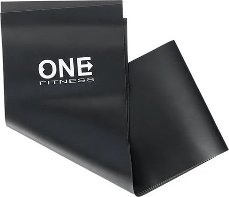 Guma taśma oporowa do ćwiczeń One Fitness GT10 czarna