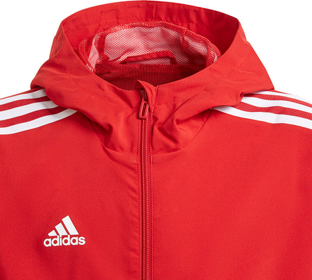 Kurtka dla dzieci adidas Tiro 21 Windbreaker czerwona GP4976
