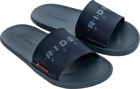 Klapki męskie Rider Graphics granatowe 83420-AJ243
