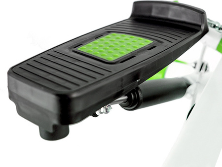 Stepper z ruchomymi ramionami i linkami HMS S3085 zielono-biały