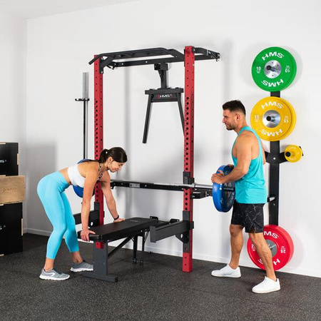 Klatka treningowa składana red HMS klt22 wielofunkcyjna