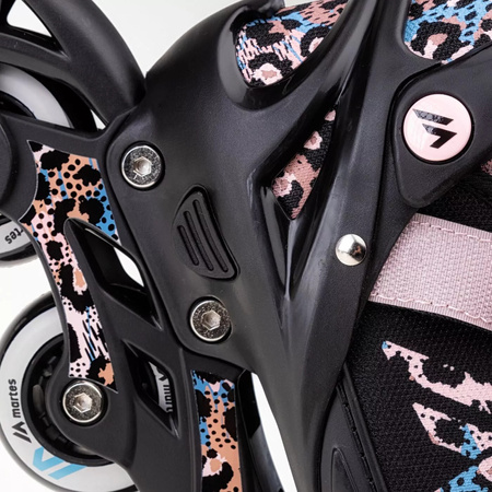 Dziecięce łyżworolki rolki regulowane fitness Martes Morolo JRG ABEC-7 kółka 76mm rozmiar 40-43