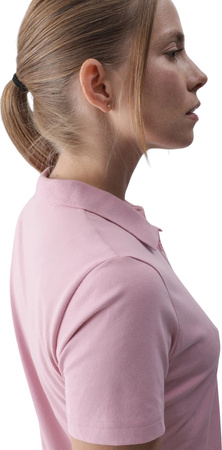 Koszulka damska polo 4F F317 jasny róż 4FWMM00TPTSF317 56S