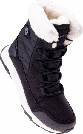 Damskie buty zimowe śniegowce Hi-tec Mestia MID WP Wo's czarne rozmiar 36