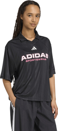 Koszulka damska adidas Tiro Q4 Polo czarna JN2749