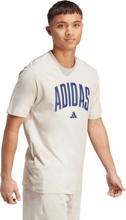 Koszulka męska adidas Collegiate Lineage beżowa JM6415