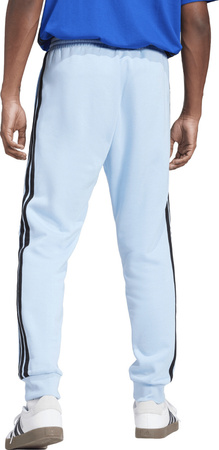 Spodnie męskie adidas Essentials 3-Stripes Fleece błękitne JE6315