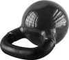 Kettlebell żeliwny pokryty winylem HMS KNV04 czarny 4 KG