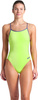 Damski Strój Kąpielowy Women's Swimsuit Lace Back Solid  dress blues rozmiar 38