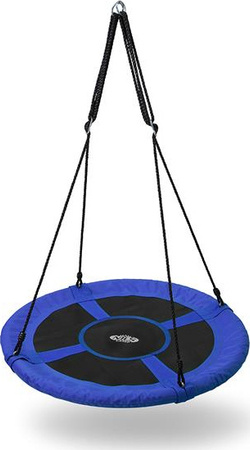 Bocianie gniazdo huśtawka Nils Camp NB5031 niebieskie średnica 100 cm