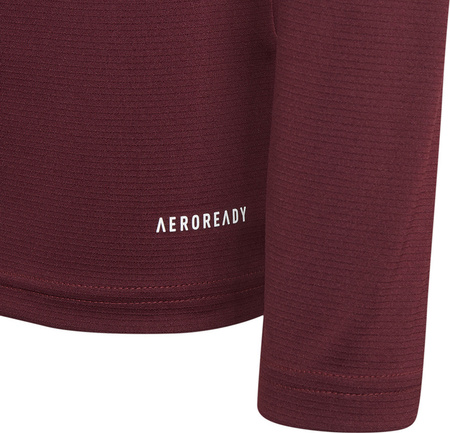 Koszulka termoaktywna dla dzieci adidas Team Base bordowa GN7510