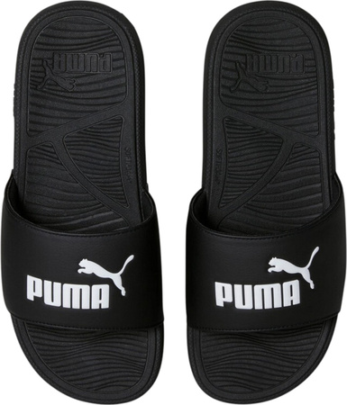 Klapki męskie Puma Cool Cat 2.0 czarno-białe 389110 01