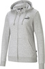 Bluza damska Puma ESS Small Logo Full-Zip Hoodie TR szara 586813 04