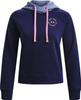 Bluza damska Under Armour Rival Fleece CB Hoodie granatowa 1373031 410