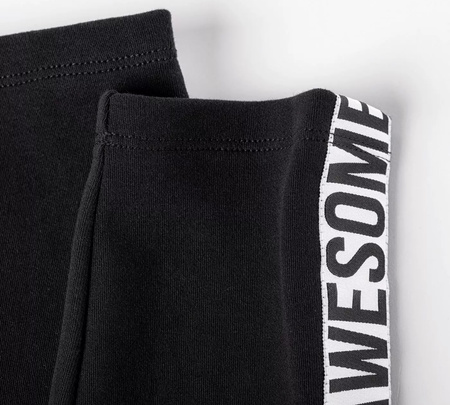 Dziecięce legginsy Bejo AIDI III JRG czarne rozmiar 140