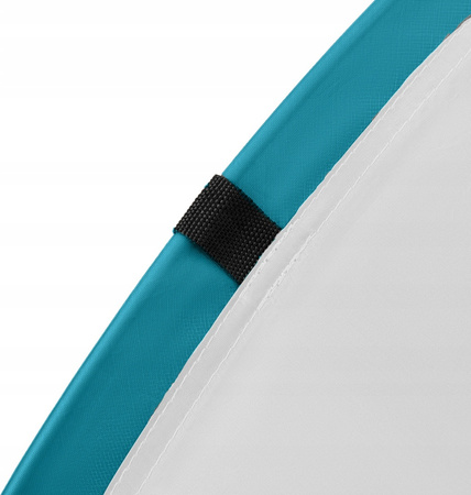 Namiot kempingowy turystyczny samorozkładający Nils camp NC3743 szaro-turkusowy 220x120x95cm