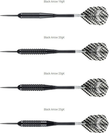Rzutki Harrows BLACK ARROW Steeltip