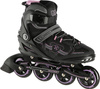 Łyżworolki rolki Nils Extreme NA9157 ABEC-9 koła 84mm czarno-fioletowy rozmiar 45