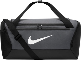 Torba sportowa treningowa podróżna Nike Brasilia Duffel 41 l szaro-czarna DM3976 068