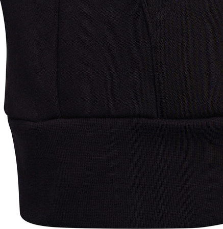 Bluza dla dzieci adidas U CB FL Hoodie czarno-szara HC5658