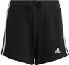 Spodenki dla dzieci adidas Essentials 3-Stripes czarne IC3631