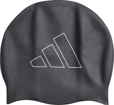 Czepek pływacki adidas Logo Swim czarny IA8305