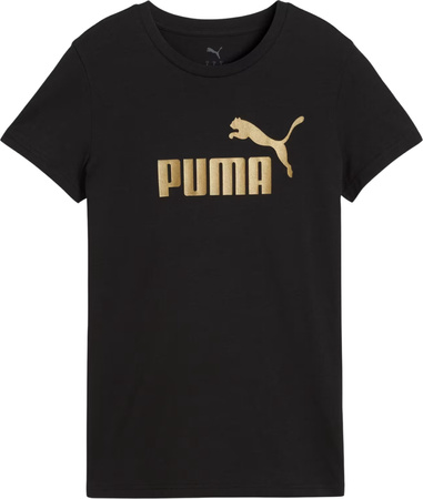 Koszulka damska Puma Ess Metallic No.1 Logo czarna 631536 51